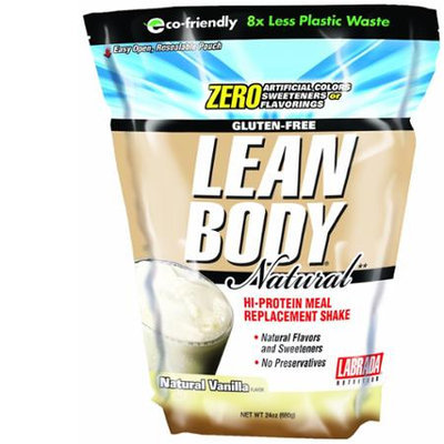 Labrada Lean Body Hi Protein Meal Replacement Shake, Natural Vanilla, 24oz