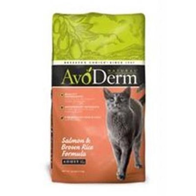 Bangalla Avoderm Natural 76980 Avoderm Natural Salmon and Brown Rice Cat Food -6x3.5 Lb.