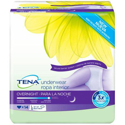Tena Serenity Overnight Underwear, Large, 14 ea