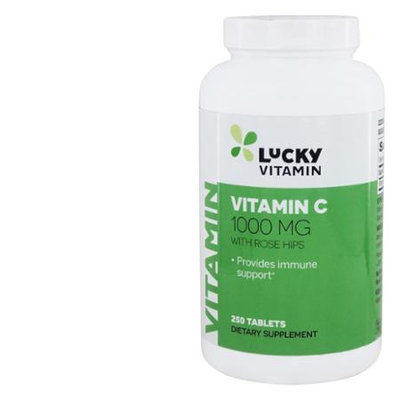 LuckyVitamin - Vitamin C With Rose Hips 1000 mg. - 250 Tablets