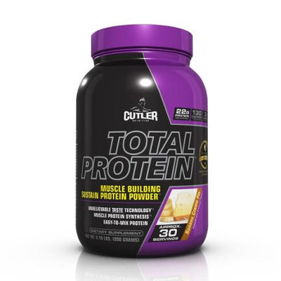 Cutler Nutrition Total Protein Powder, Banana Cream Pie, 2.3 Pound