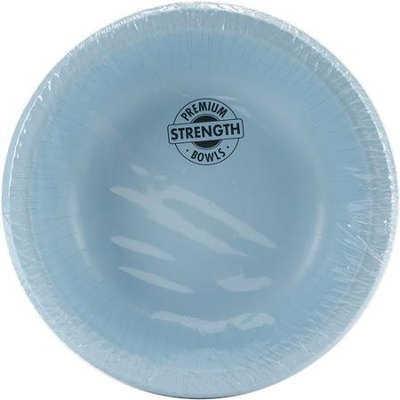 Creative Converting Paper Bowl 20Oz 20/Pkg-Pastel Blue