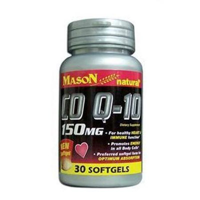 Mason Natural, Co Q-10 150 mg, 30 Softgels