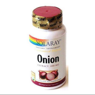 Solaray Onion 200 mg - 60 Vegetarian Capsules