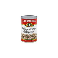La Preferida Bean Pinto Jalapeno, 15 Oz. Case of 12