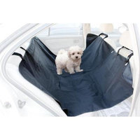 OxGord Pet Hammock for Car, Van, and SUV Seats, Black