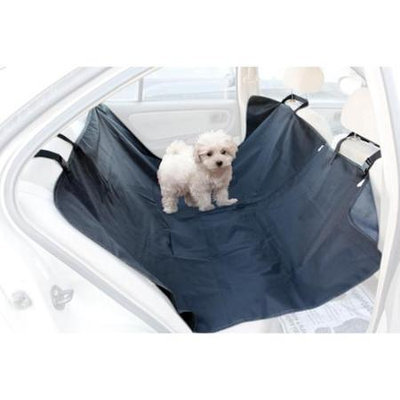 OxGord Pet Hammock for Car, Van, and SUV Seats, Black