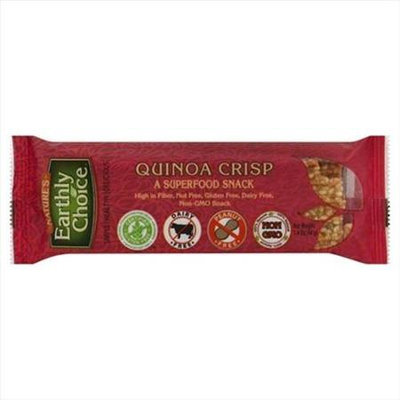 Natures Earthly Choice 1.4 oz. Superfood Snack Crisp Bar - Quinoa Case Of 12