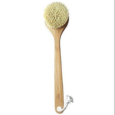 Bass Brushes Brush - Vegetable Bristle Dry Skin Body Brush One Piece Wood Detachable Firm Ba
