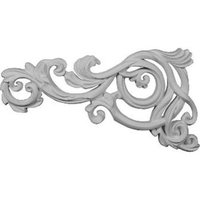 Ekena Millwork 15.375-in x 8.375-in Avery Urethane Applique