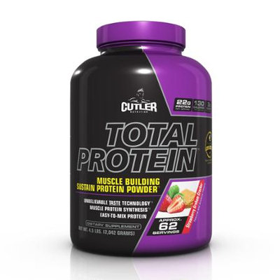 Cutler Nutrition Total Protein Powder, Strawberry Graham Cracker, 4.5 Pound