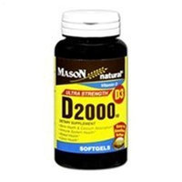 Mason Natural, Vitamin D 2000 IU, 300 Softgels
