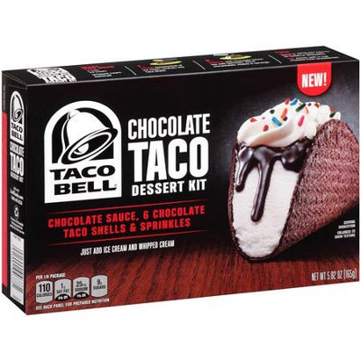Taco Bell Chocolate Taco Dessert Kit, 5.82 oz