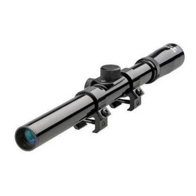 Tasco RF4X15D RimFire, Gloss Black, 4x15mm, Riflescope, Clam