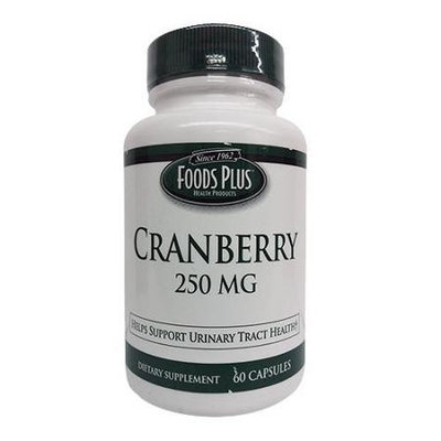 Cranberry Extract 250 Mg Capsules By Food Plus - 60 Ea