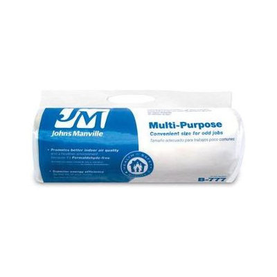 Johns Manville 16-in x 4-ft Unfaced Fiberglass Roll Insulation with Sound Barrier B777CT40