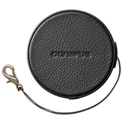 Olympus LC-60.5GL Leather Lens Cover for 14-42mm EZ Lens, Light Brown