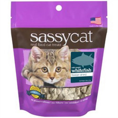 Herbsmith Sassy Cat Freeze Dried Wild White Fish Cat Treats 1.25 oz.