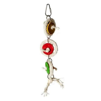 Caitec 842 7 x 2 in. Loofa Wheelies Hanging Toy Small