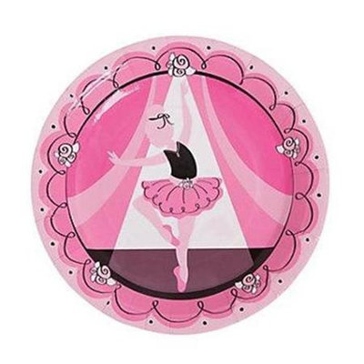Fun Express Little Ballerina Dinner Plates (8 pc)