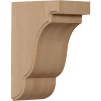 Ekena Millwork 3.5-in x 7.5-in Cherry Bedford Wood Corbel