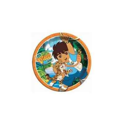 American Greetings Amscan Go Diego Go! Dinner Plates - 8 ct