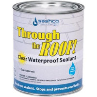 Sashco Sealants 14003 Clear Roof Sealant for Rooftop Fixtures - Quart