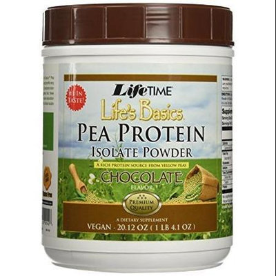 Pea Protein Isolate Chocolate LifeTime 20.12 oz Powder