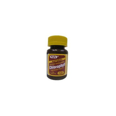 Chlorophyll Compressed Tablets for Dietary Supplement - 100 Ea