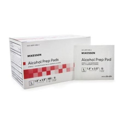 Dynarex ALCOHOL PREP PAD 70% ISOPROPYL ALCOHOL PAD STERILE 200 ALCOHOL PADS - MS60110