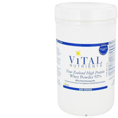 Vital Nutrient's Vital Nutrients - New Zealand High Protein Whey Powder 92 - 500 Grams