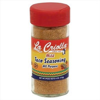 La Criolla 4 oz. Taco Seasoning Case Of 12