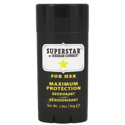 Herban Cowboy - Deodorant Maximum Protection For Her Superstar - 2.8 oz.