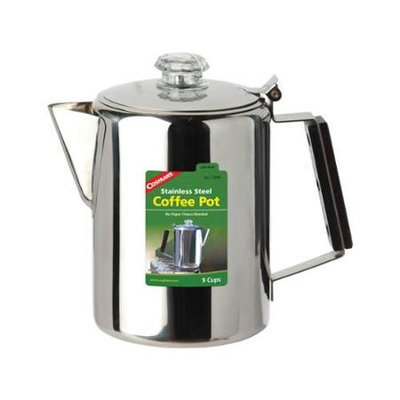 Coghlans Stainless Steel Coffee Pots - 9 Cup