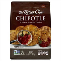 The Better Chip 6.4 oz. Chipotle Whole Grain Chips - Case Of 12