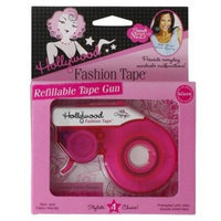 Hollywood Fashion Secrets Inc Hollywood Fashion Secrets 10209 Refillable Fashion Tape Gun Classic Chevron