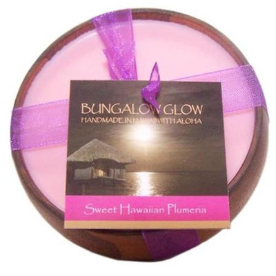 Bubble Shack Hawaii 492773500854 Sweet HI Plumeria Poi Bowl Candles - Pack of 2