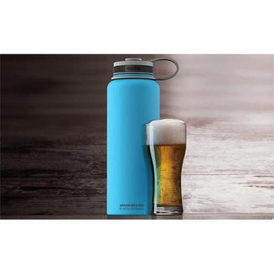 Asobu Mighty Flask 40 oz Double Walled Stainless Steel Drinking Container by AdnArt