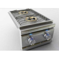 Rcs Gas Grills Stainless Steel Double Side Burner with LED Lights - LP