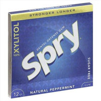 Spry 12 Piece Peppermint Dental Defense Gum - Case Of 12
