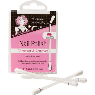 Hollywood Nail Polish Corrector & Remover Cotton Swabs