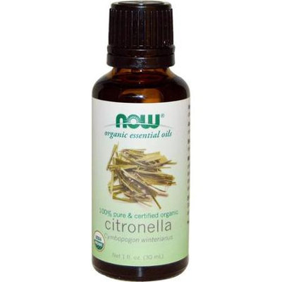 NOW Foods - Organic Essential Oil Citronella - 1 oz.