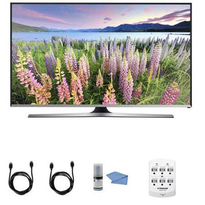 Samsung - Bundle UN50J5500 - 50-Inch Full HD 1080p Smart LED HDTV + Hookup Kit - E1SAMUN50J5500