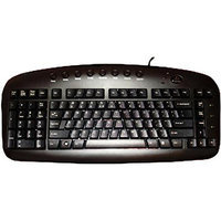 A4Tech Left Handed Keyboard Wired USB Black Via Ergoguys