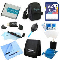 Special 8GB Card and NP-BN1 Battery Value Kit for Sony DSC-W650, W610, WX50, TX20, WX150