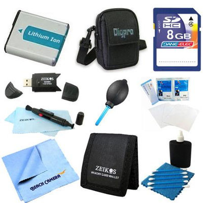 Special 8GB Card and NP-BN1 Battery Value Kit for Sony DSC-W650, W610, WX50, TX20, WX150