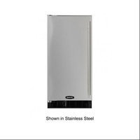 MARVEL 30-lb Capacity Freestanding/Built-in Ice Maker (Black Cabinet and Black Door) (Common: 15-in; Actual: 14.875-in) 30IMT-BB-F-L