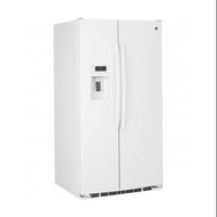 GE 25.9 cu. ft. Side by Side Refrigerator in White GSE26GGEWW