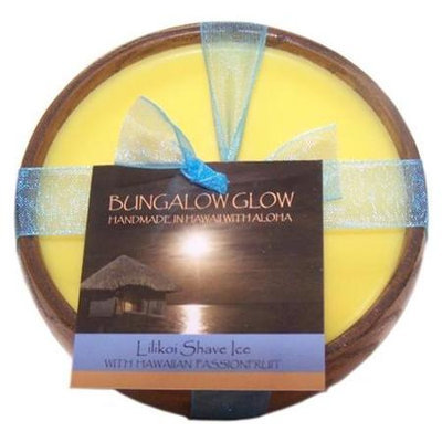 Bubble Shack Hawaii 492773500861 Lilikoi Shave Ice Poi Bowl Candles - Pack of 2
