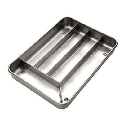 MIU France Brushed Stainless Steel Cutlery Tray, 5-Slots